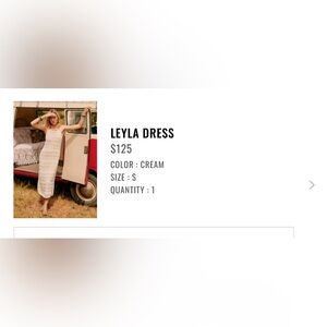 Sezane Leyla Dress in Cream